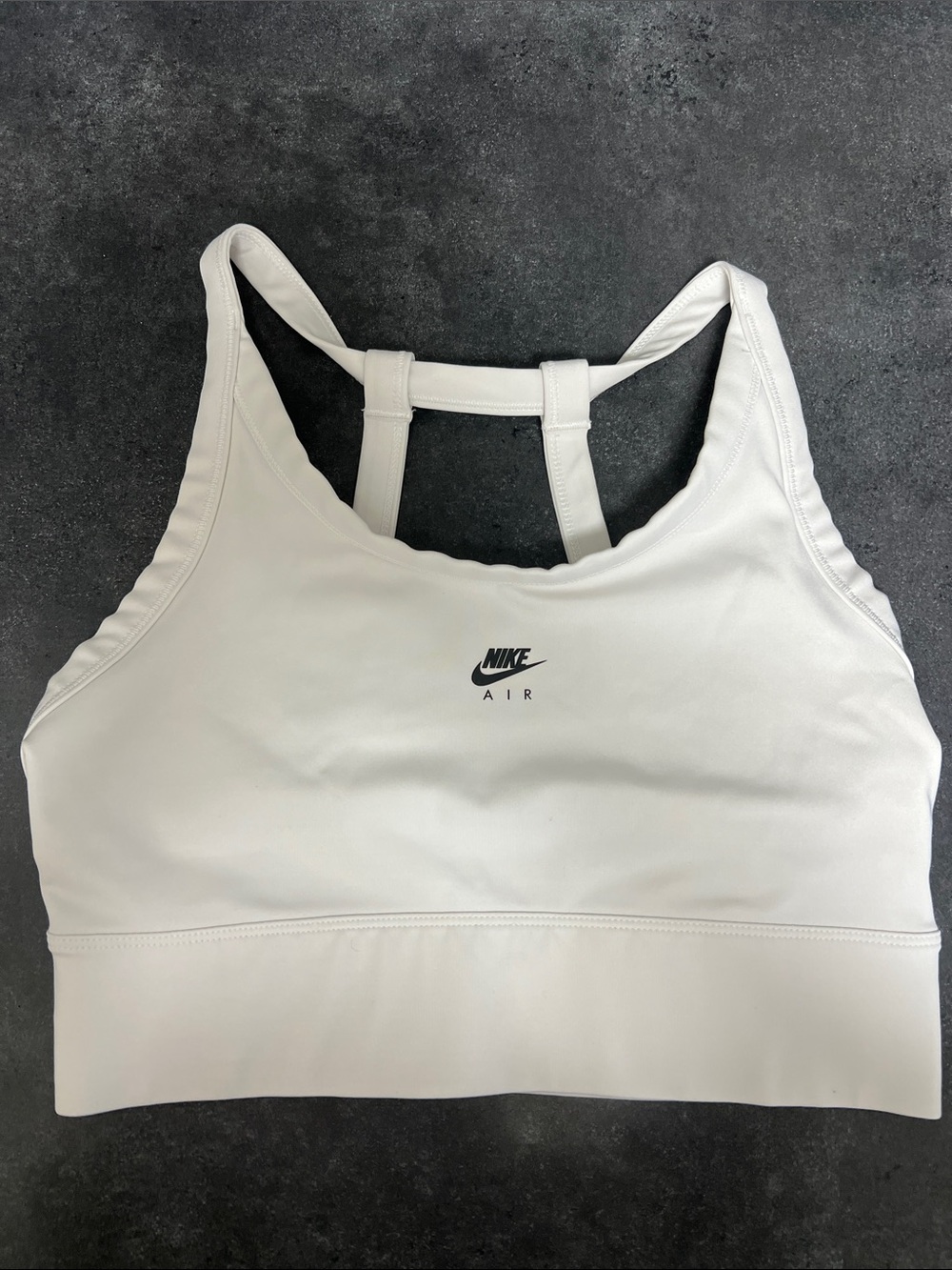 Nike White Air Women's Sports Bra with Racerback